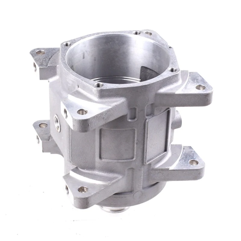 Shell Barrel Cover Machinery Parts Gravity Casting Aluminum Parts